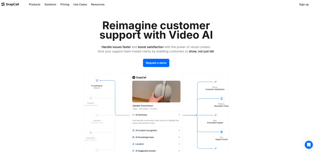 Illustration de Snapcall sur la page du deal de Freelance Stack