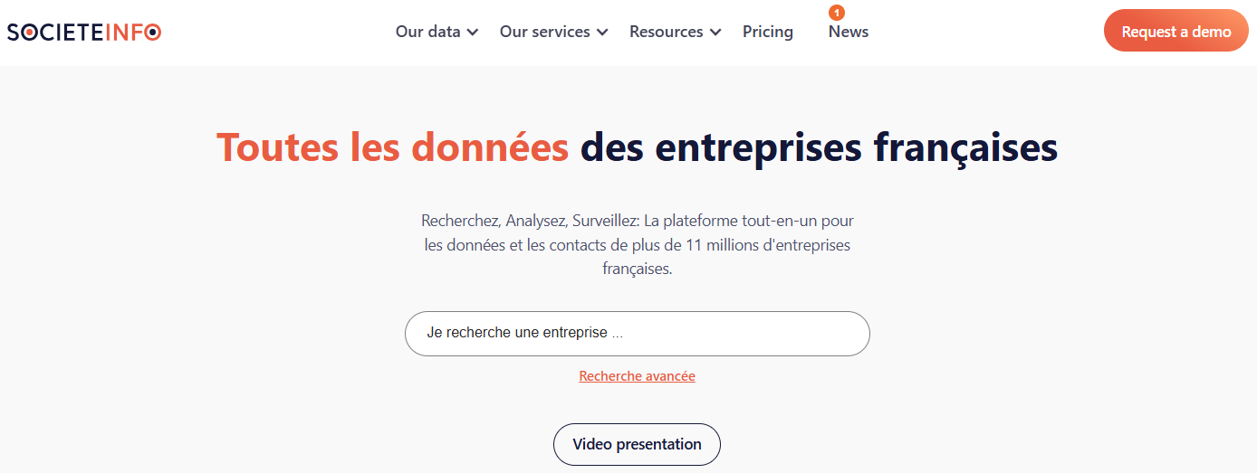 Illustration de Societeinfo sur la page du deal de Freelance Stack