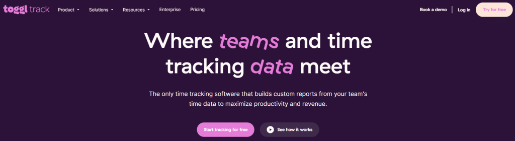 Illustration de Toggl Track sur la page du deal de Freelance Stack