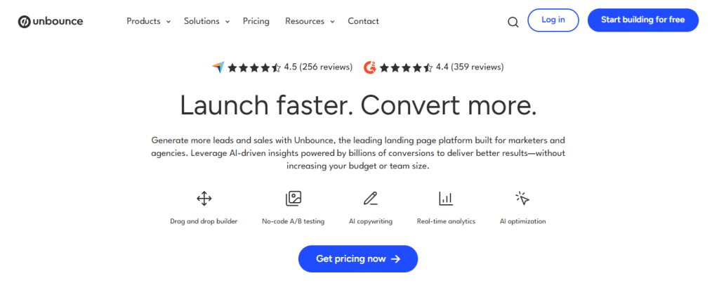Illustration of Unbounce on Freelance Stack's deal page