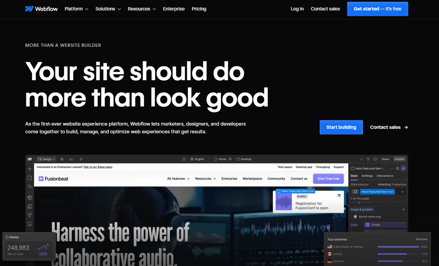 Illustration of Webflow on the deal page of Freelance Stack