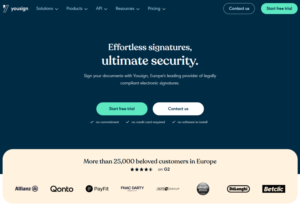 Illustration de Yousign sur la page du deal de Freelance Stack