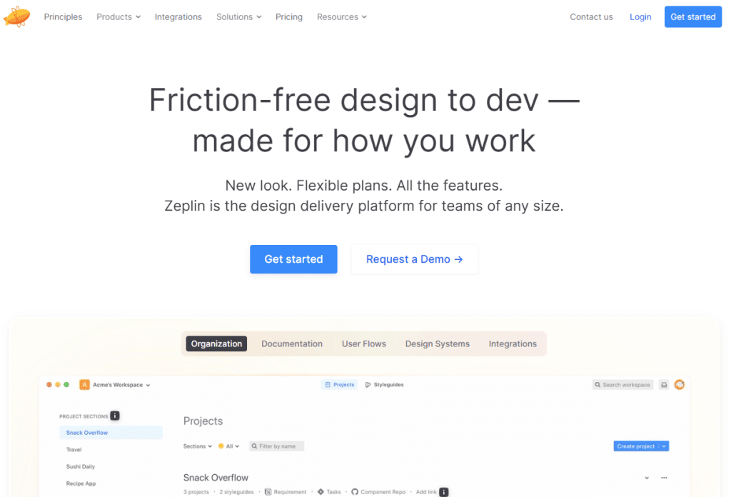 Illustration of Zeplin on Freelance Stack's deal page