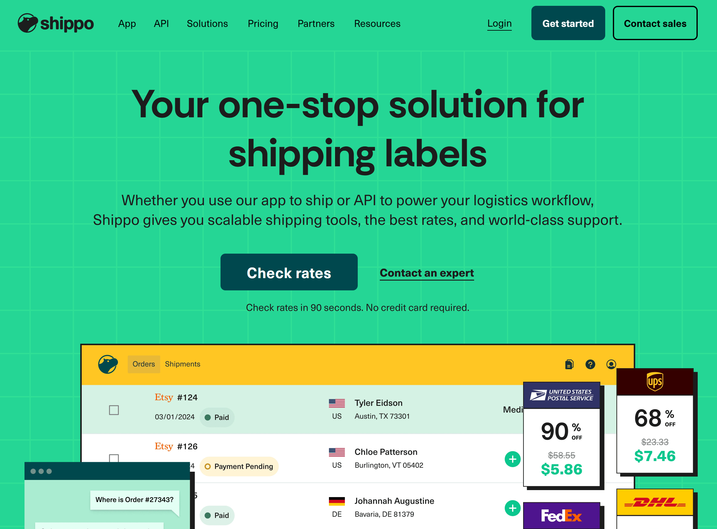 Illustration of Shippo on Freelance Stack's deal page