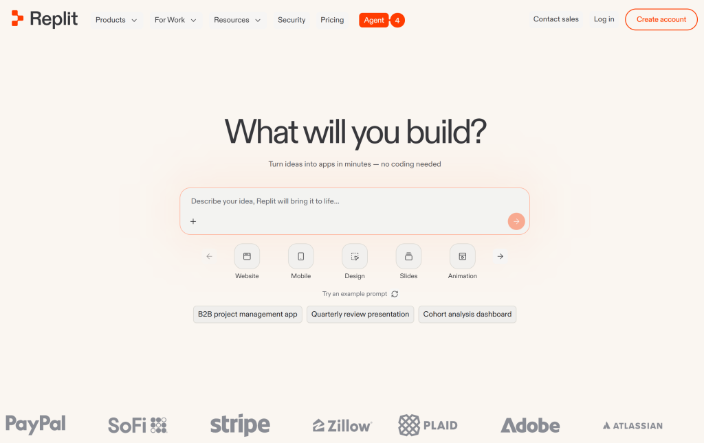 Illustration von Replit auf der Angebotsseite Freelance Stack