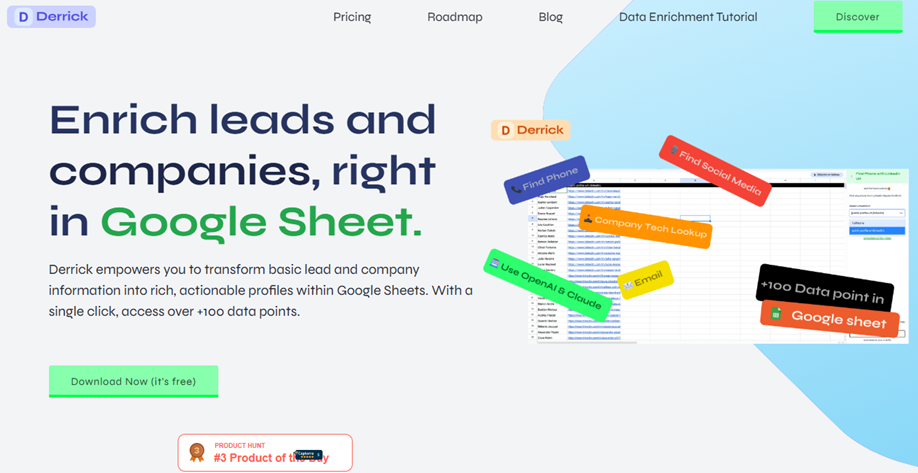 Illustration de Derrick App sur la page du deal de Freelance Stack