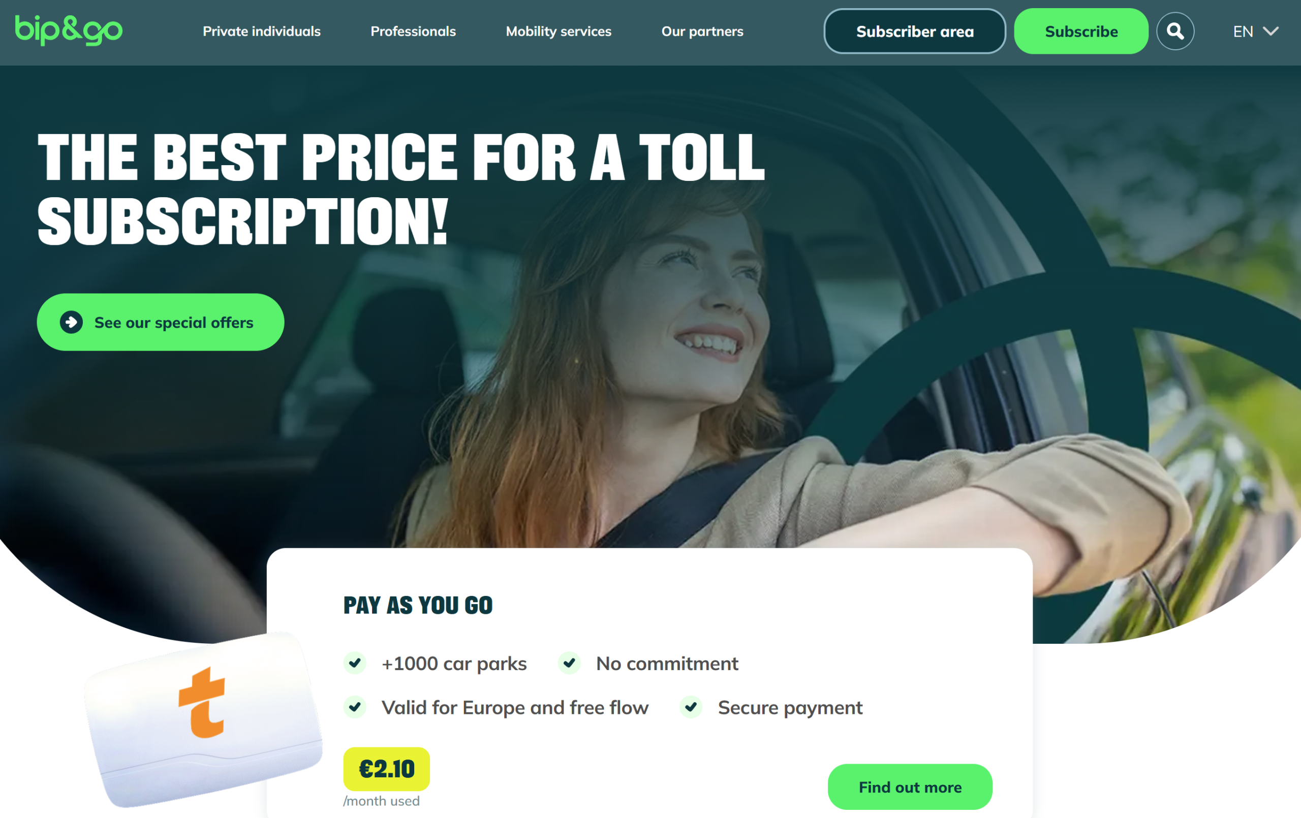 Illustration de Bip&Go sur la page du deal de Freelance Stack