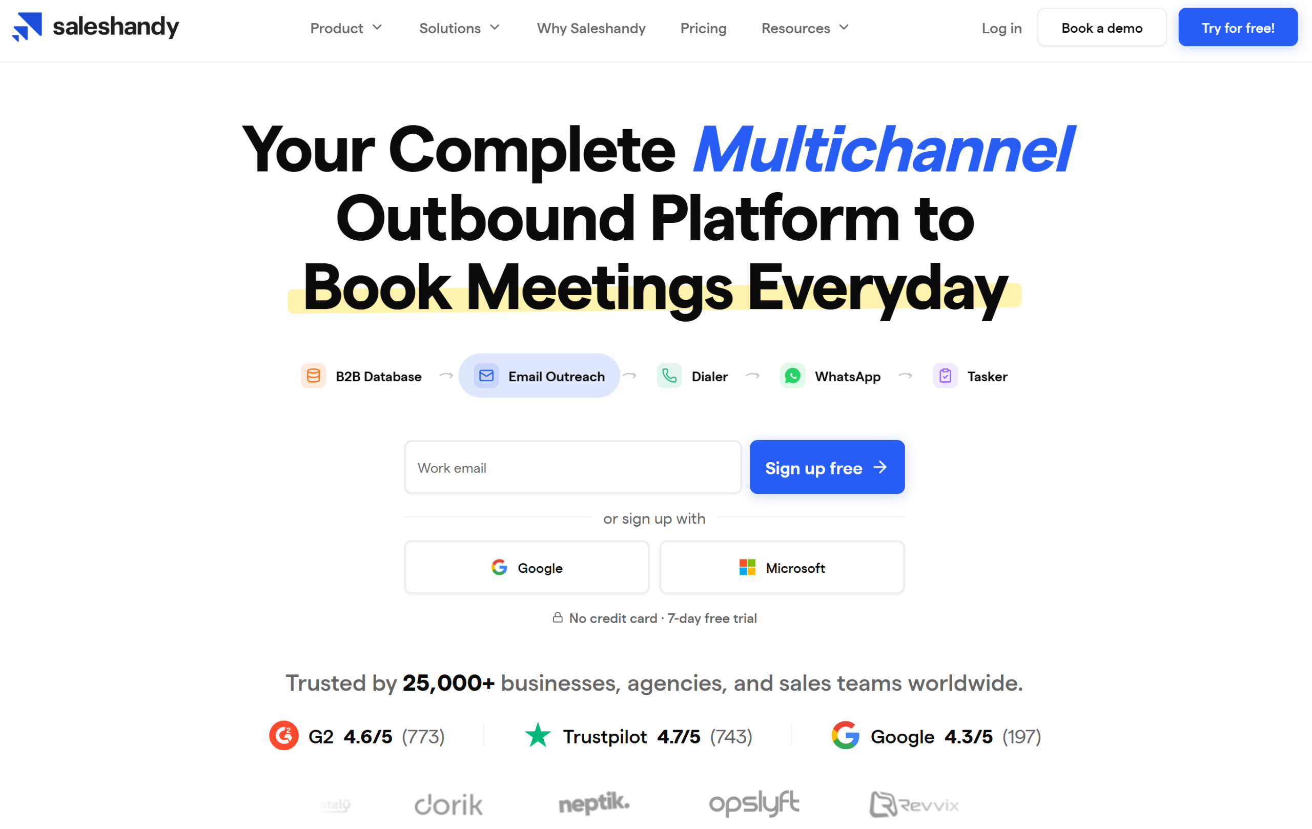 Illustration of Saleshandy on Freelance Stack's deal page