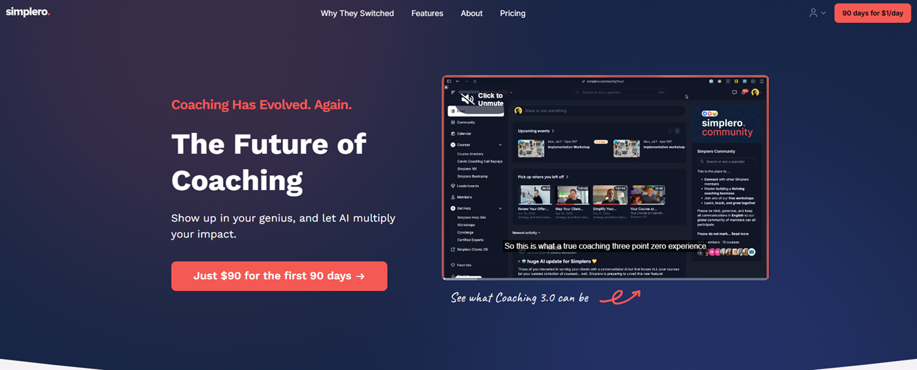 Illustration de Simplero sur la page du deal de Freelance Stack