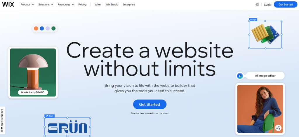 Illustration de Wix sur la page du deal de Freelance Stack