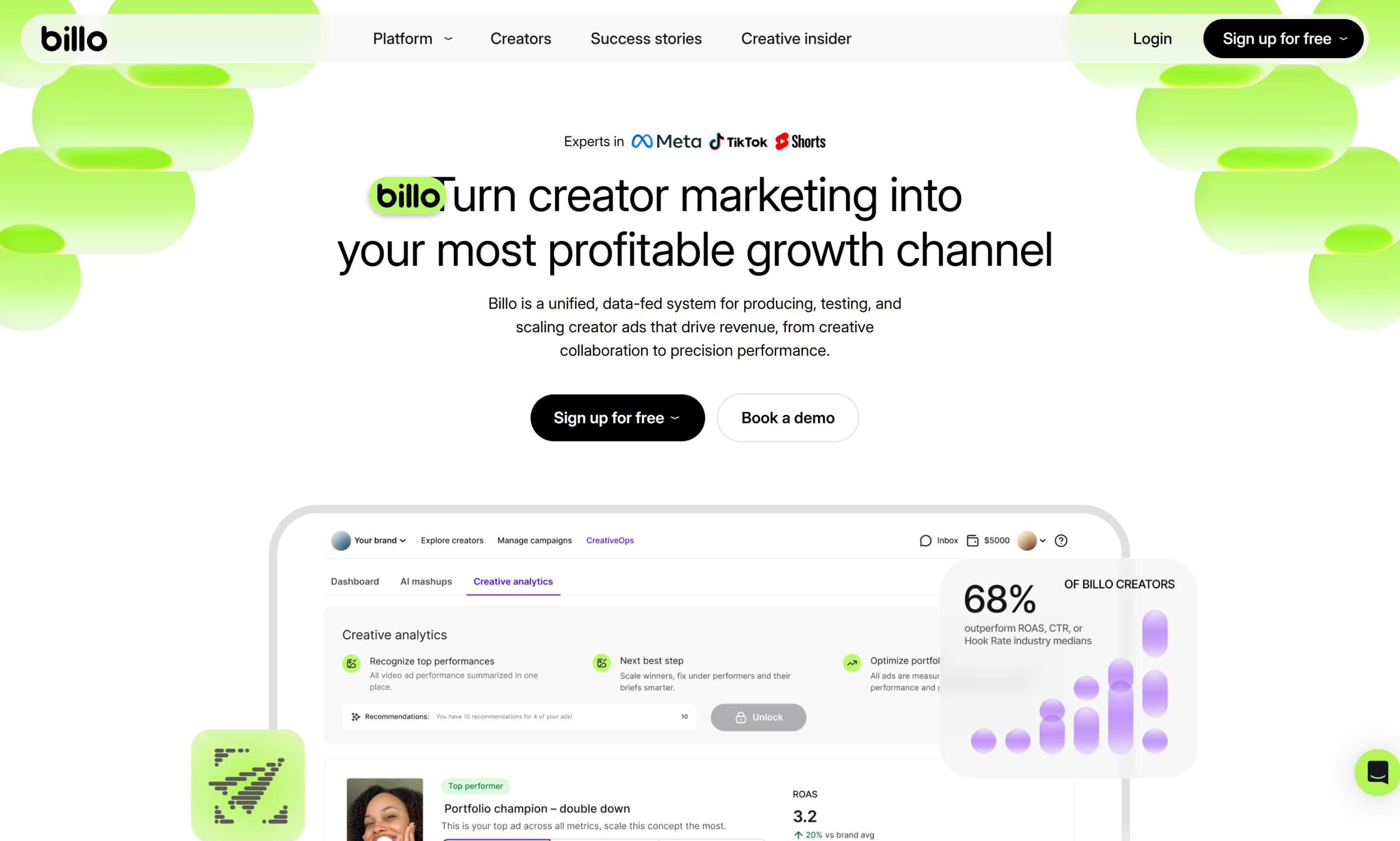 Illustration de Billo sur la page du deal de Freelance Stack