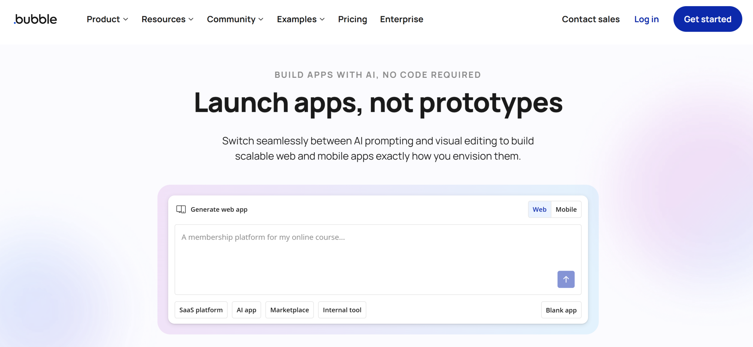 Illustration of Bubble on Freelance Stack's deal page