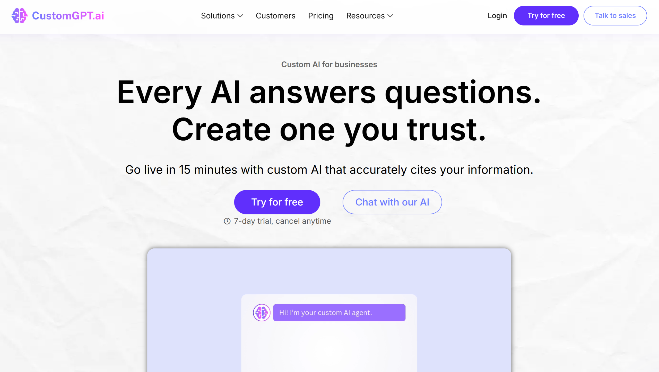 Illustration of CustomGPT.ai on Freelance Stack's deal page