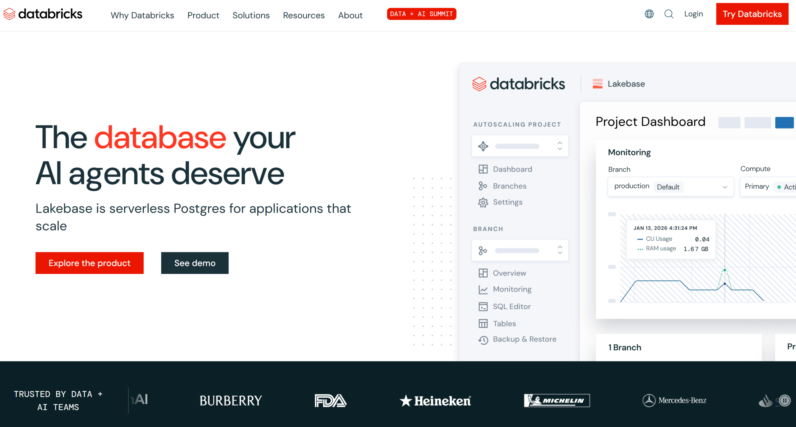 Illustration de Databricks sur la page du deal de Freelance Stack