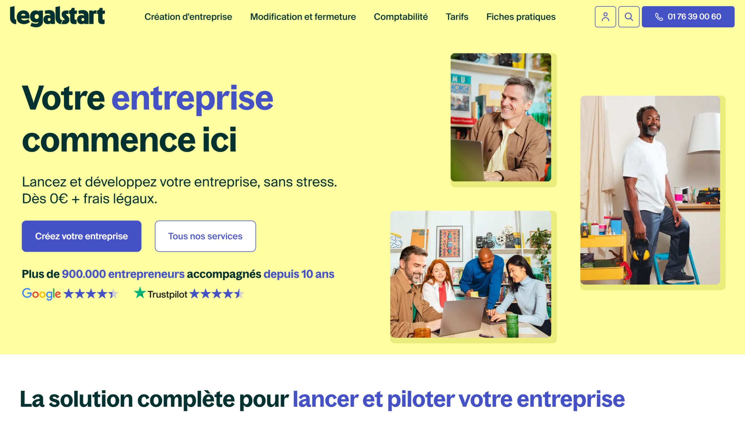 Illustration de Legalstart sur la page du deal de Freelance Stack