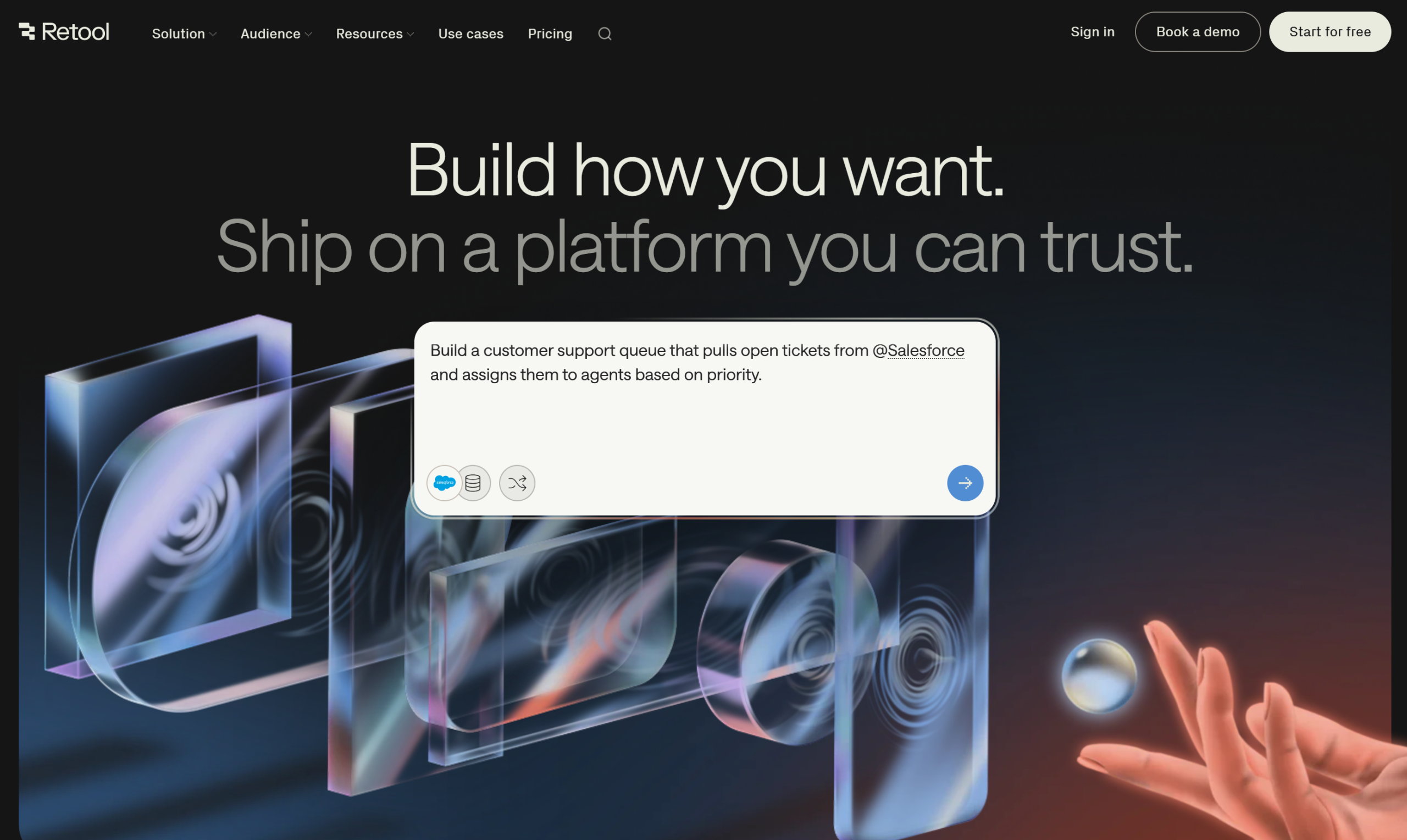 Illustration de Retool sur la page du deal de Freelance Stack