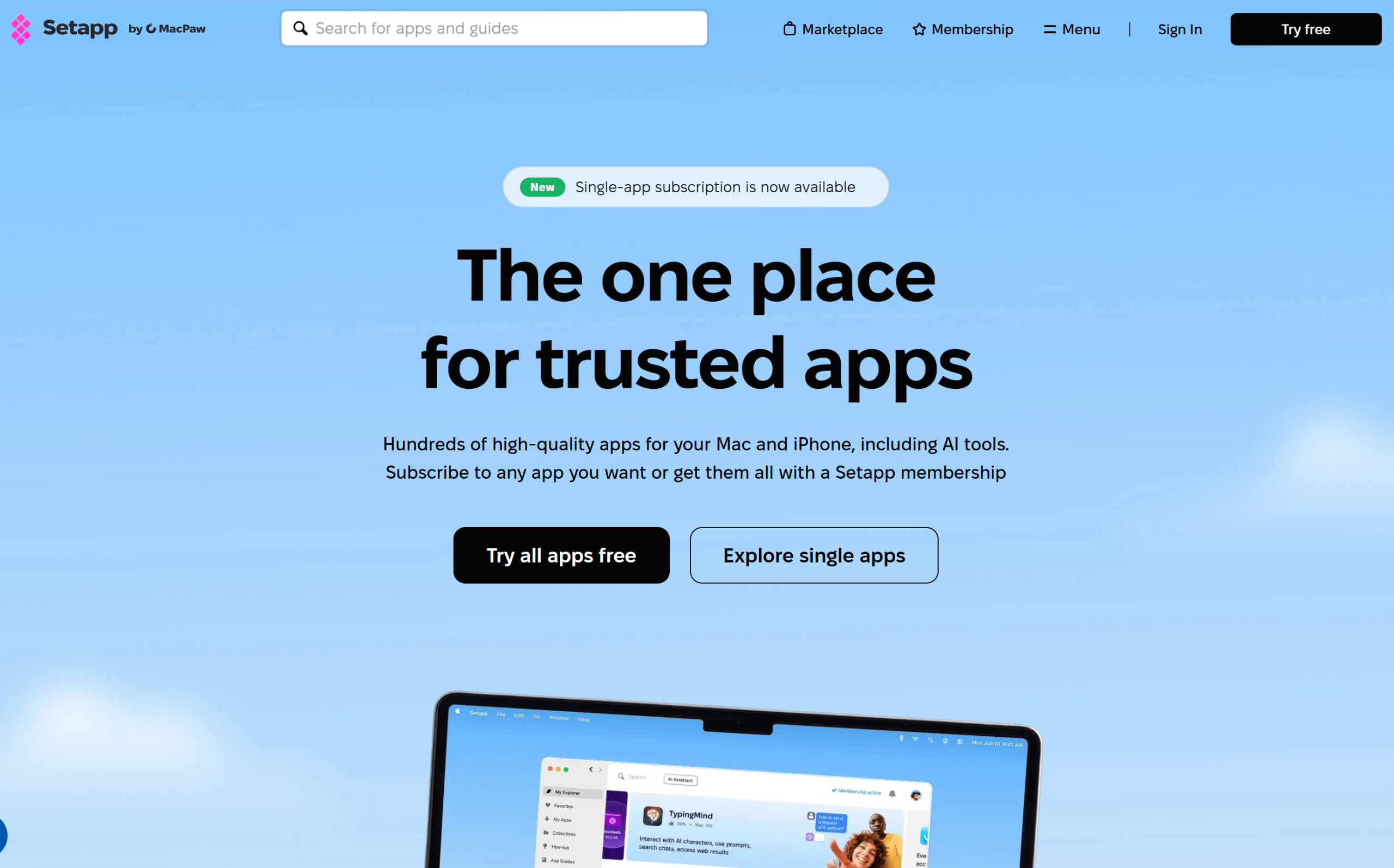 Illustration of Setapp on Freelance Stack's deal page
