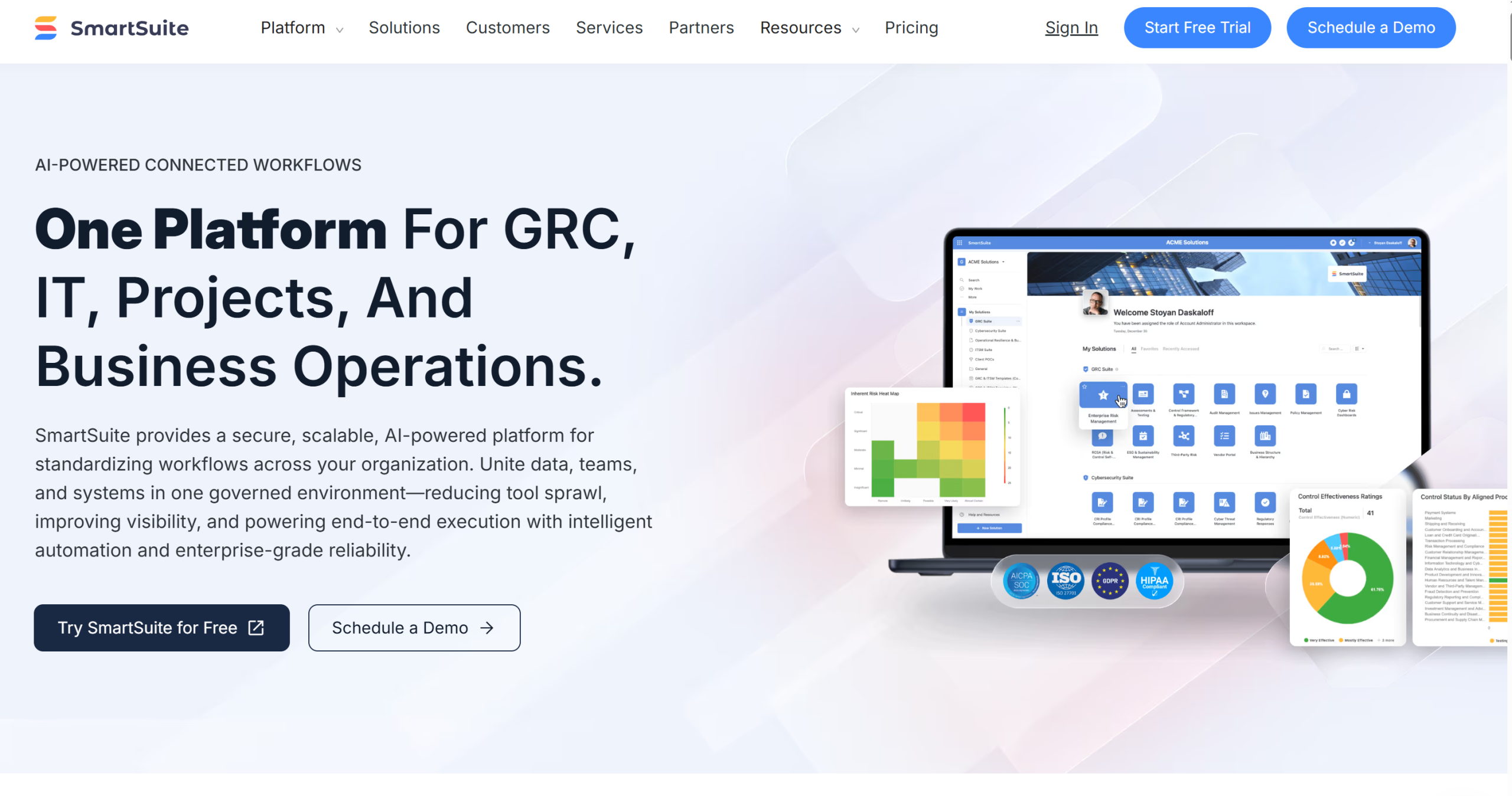 Illustration de SmartSuite sur la page du deal de Freelance Stack