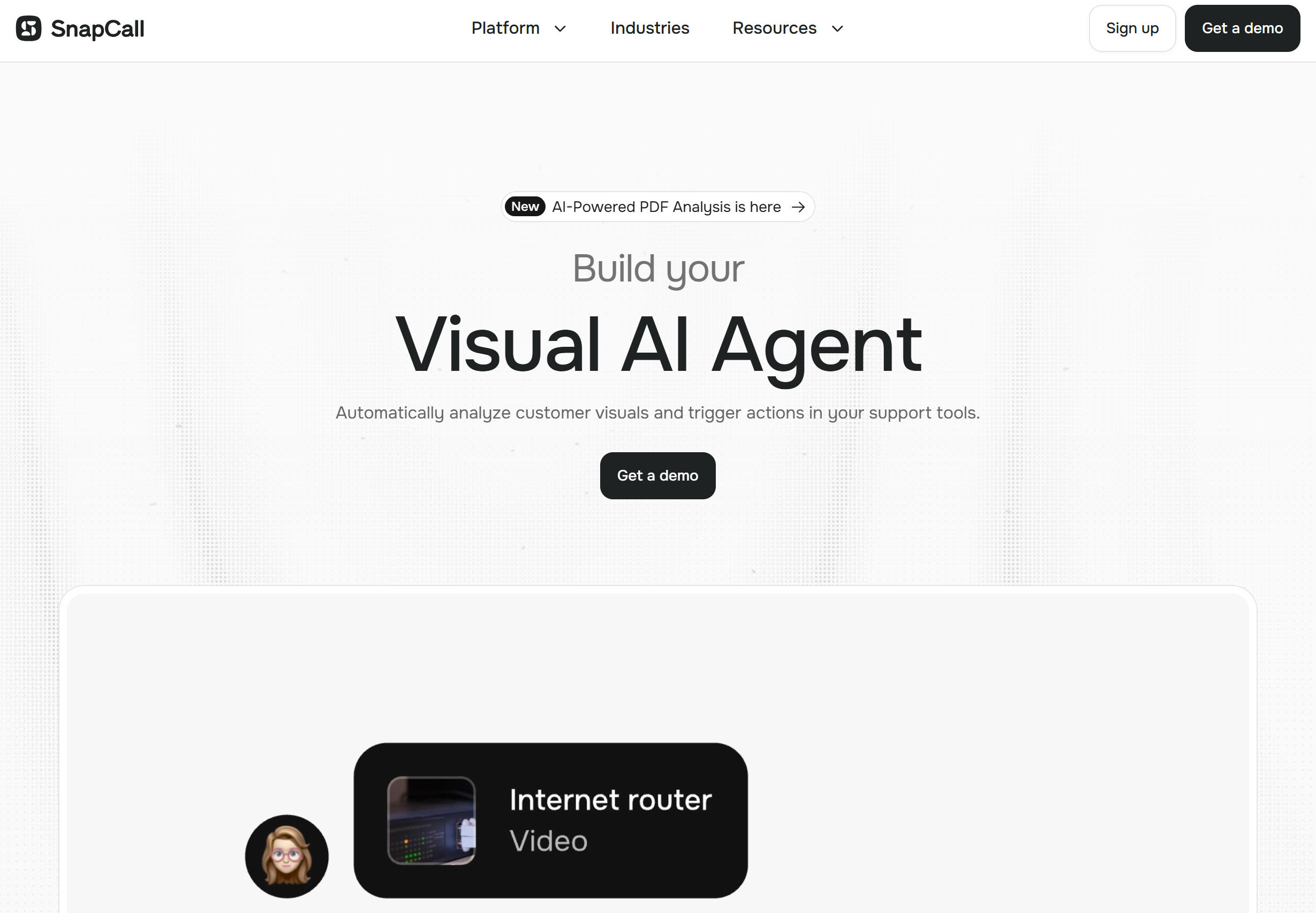 Illustration de SnapCall sur la page du deal de Freelance Stack