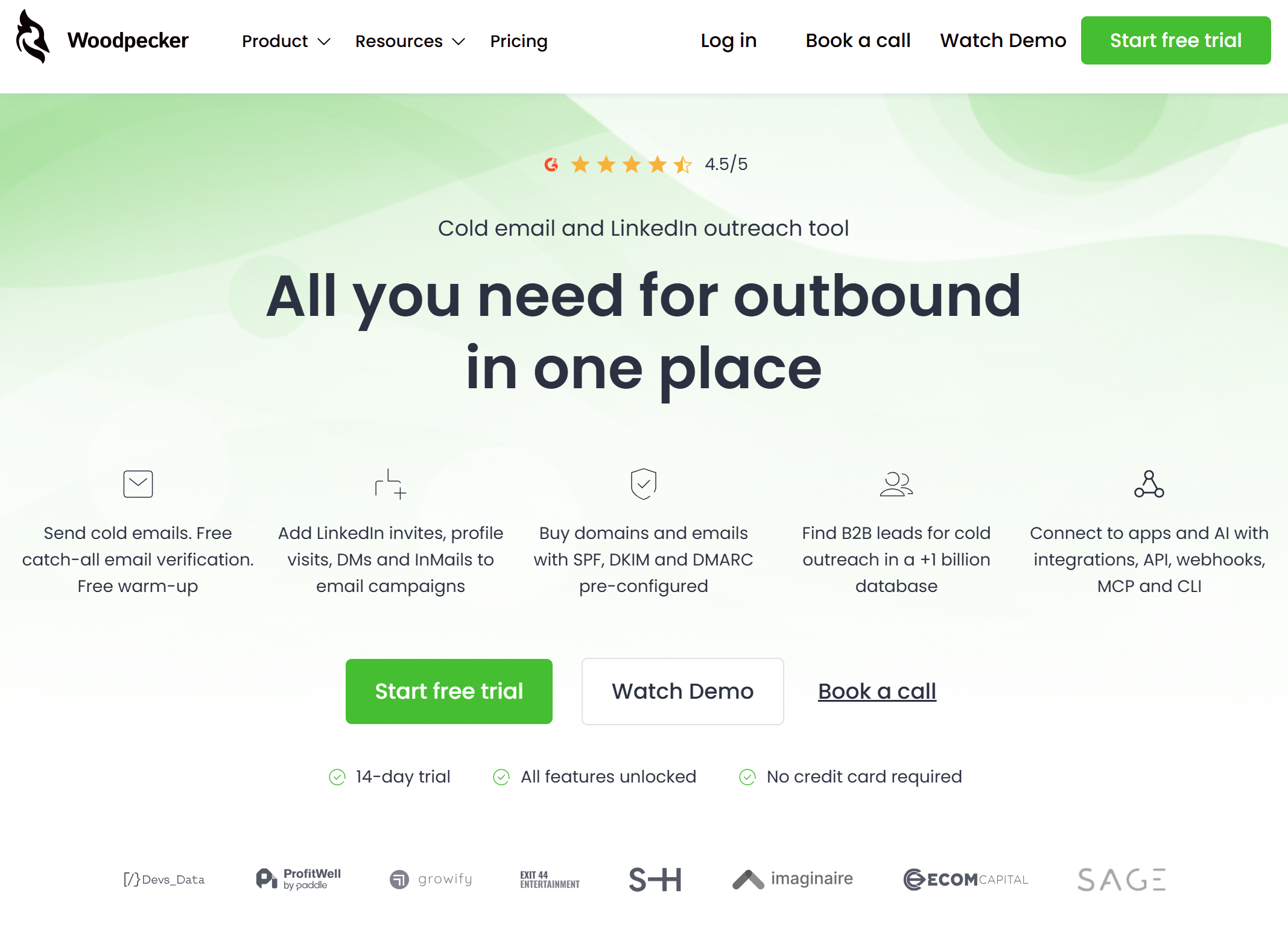 Illustration of Woodpecker on Freelance Stack's deal page