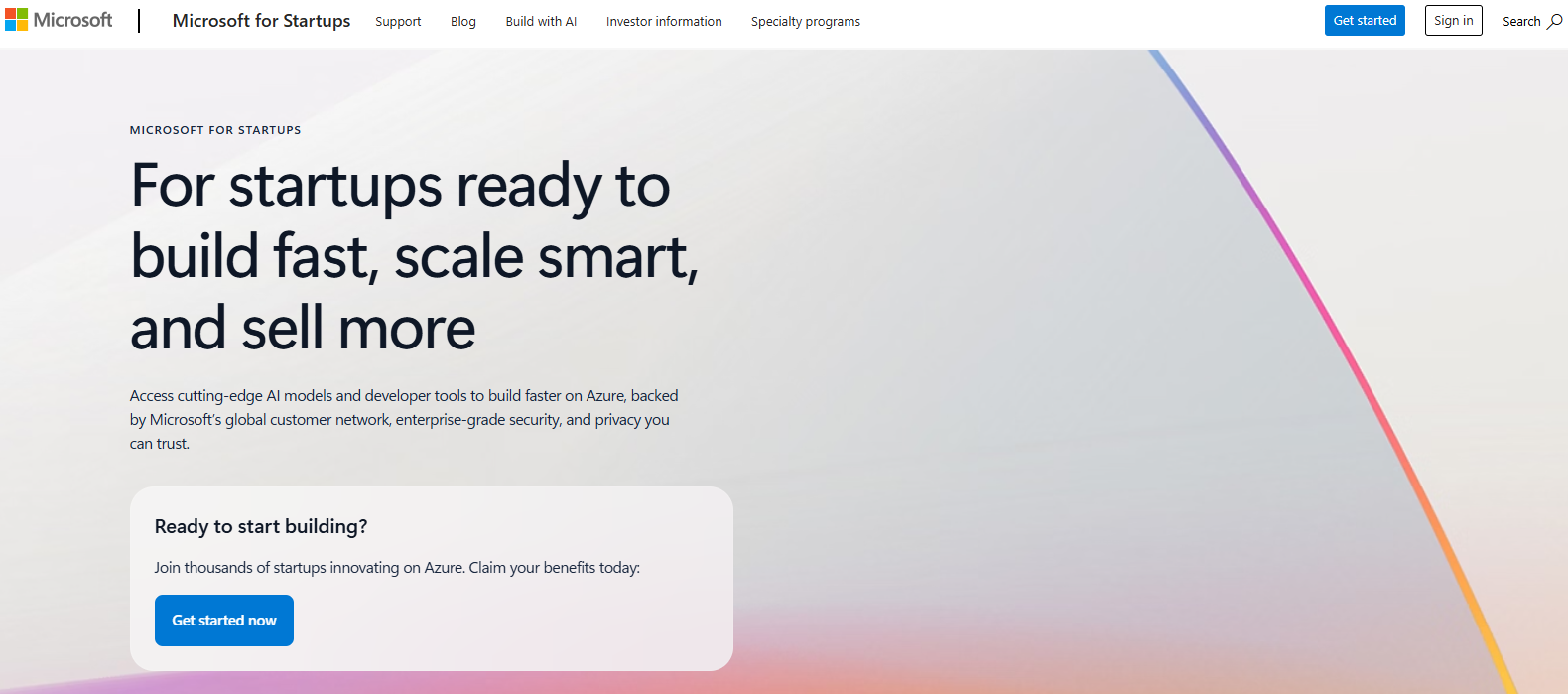 Illustration de Microsoft for Startups sur la page du deal de Freelance Stack