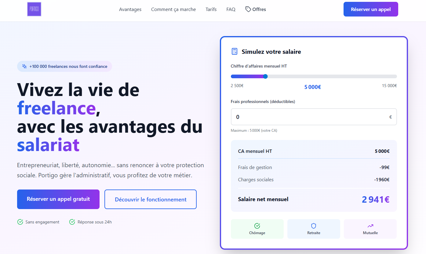Logo de l'outil Portigo sur Freelance Stack