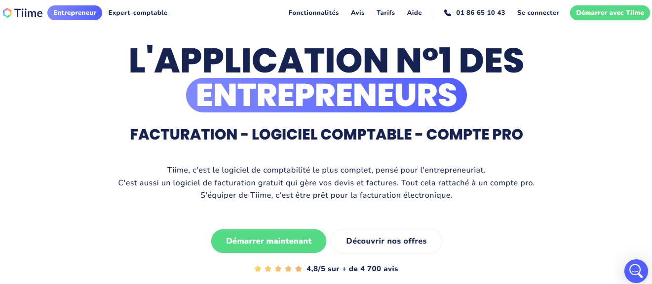 Illustration de Tiime sur la page du deal de Freelance Stack