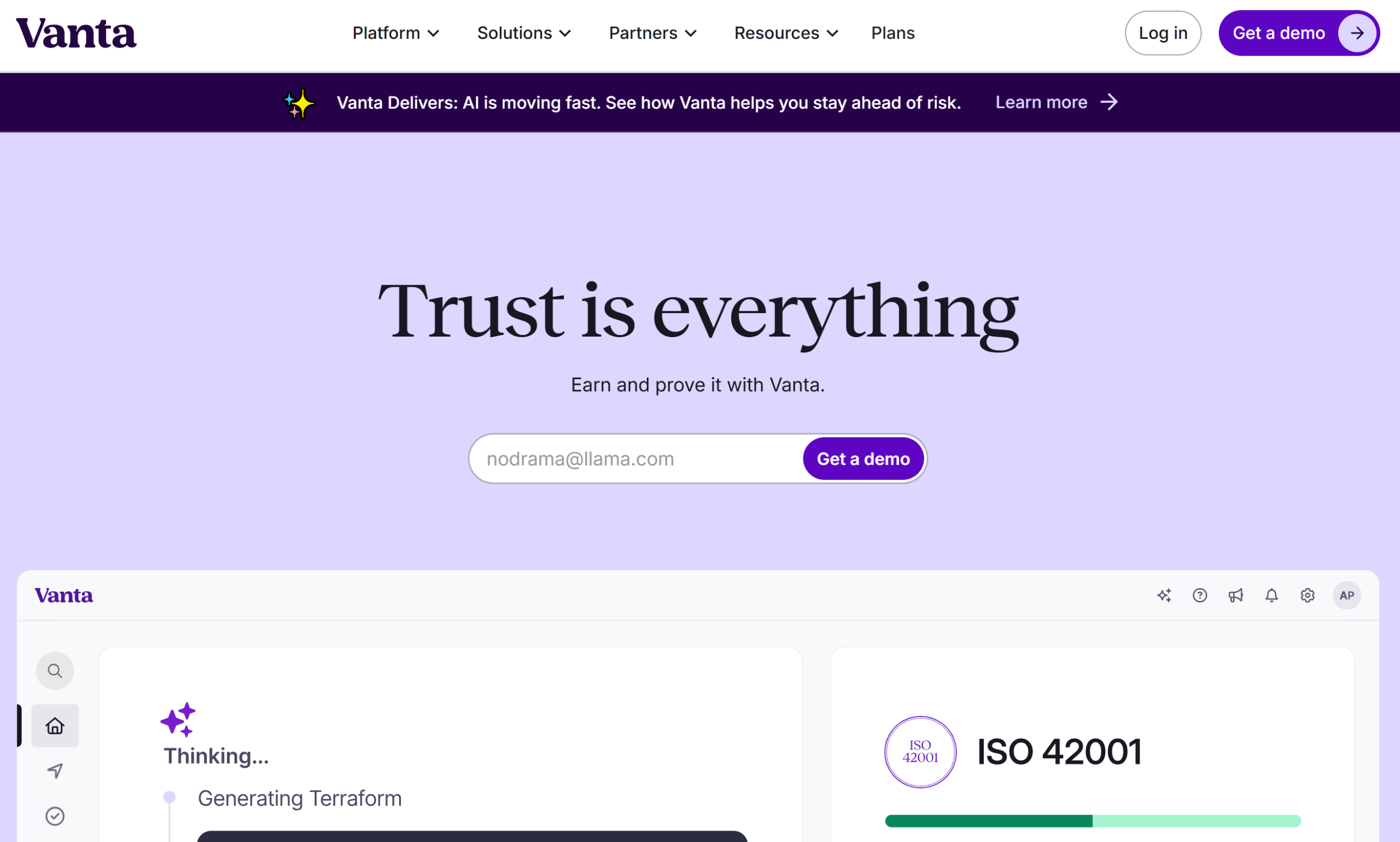 Illustration de Vanta sur la page du deal de Freelance Stack