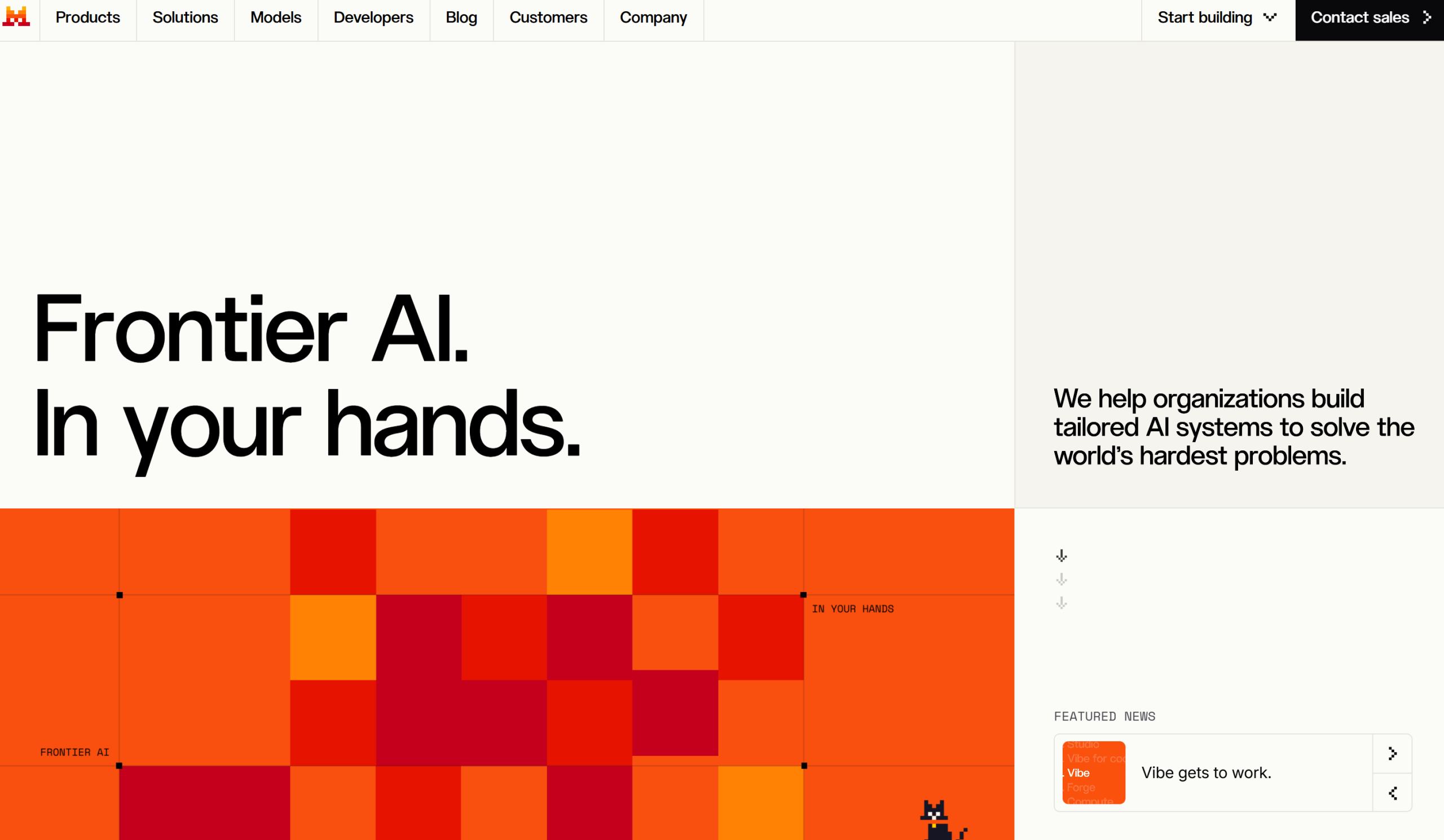 Illustration de Mistral AI sur la page du deal de Freelance Stack
