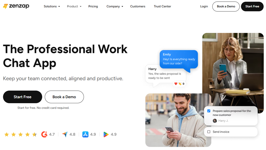 Illustration of Zenzap on Freelance Stack's deal page