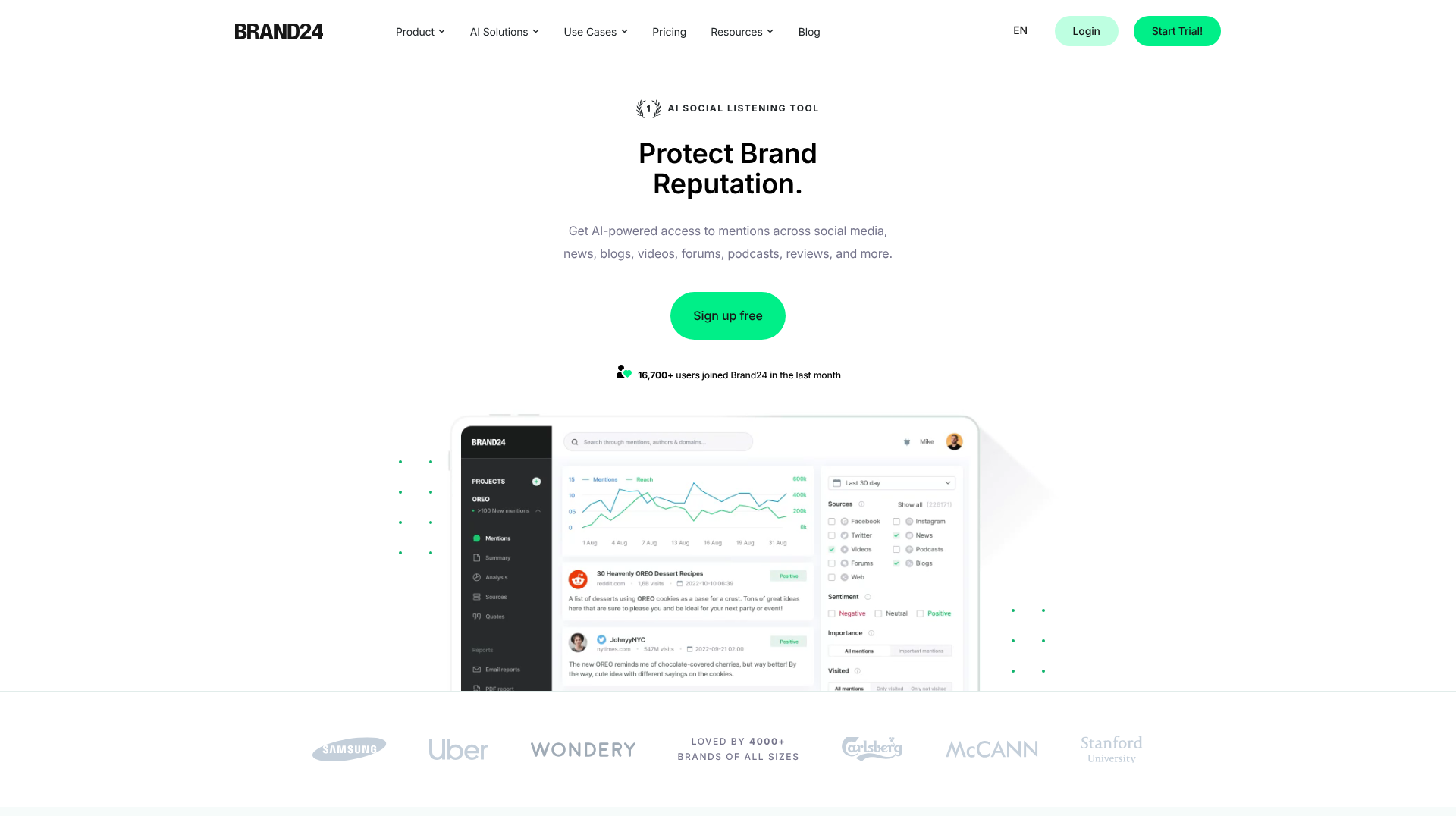Illustration of Brand24 on Freelance Stack's deal page