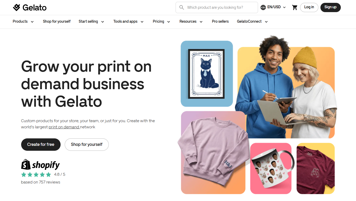 Illustration of Gelato on Freelance Stack's deal page