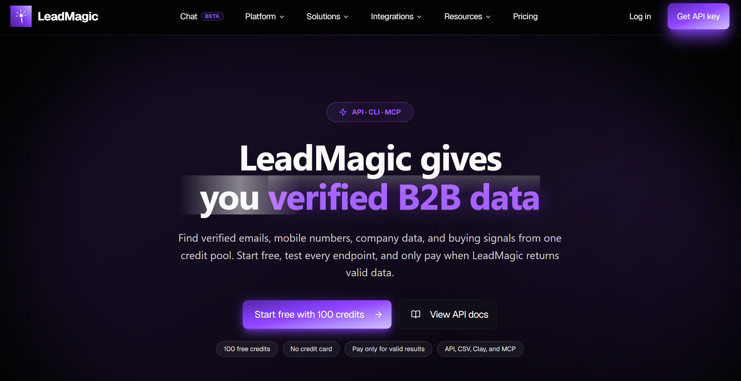 Illustration de LeadMagic sur la page du deal de Freelance Stack