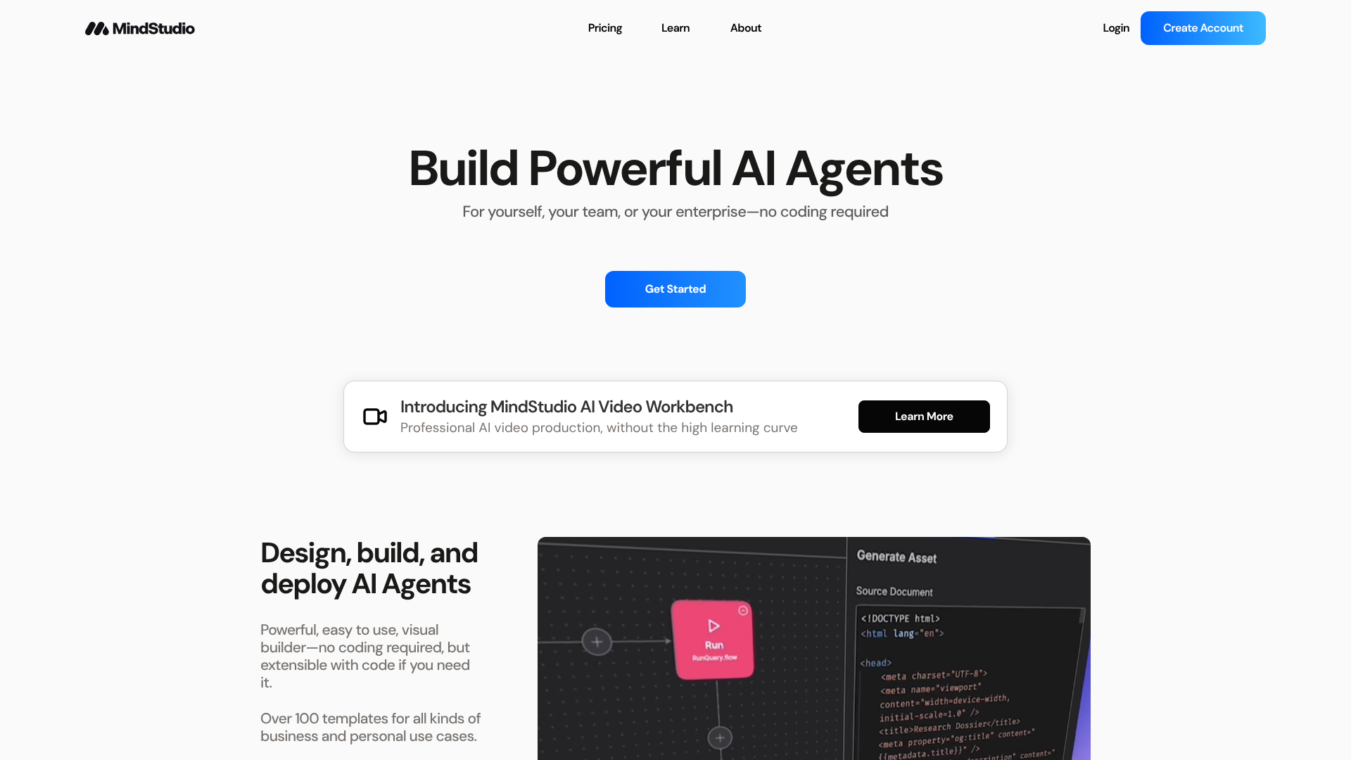 Illustration de MindStudio sur la page du deal de Freelance Stack