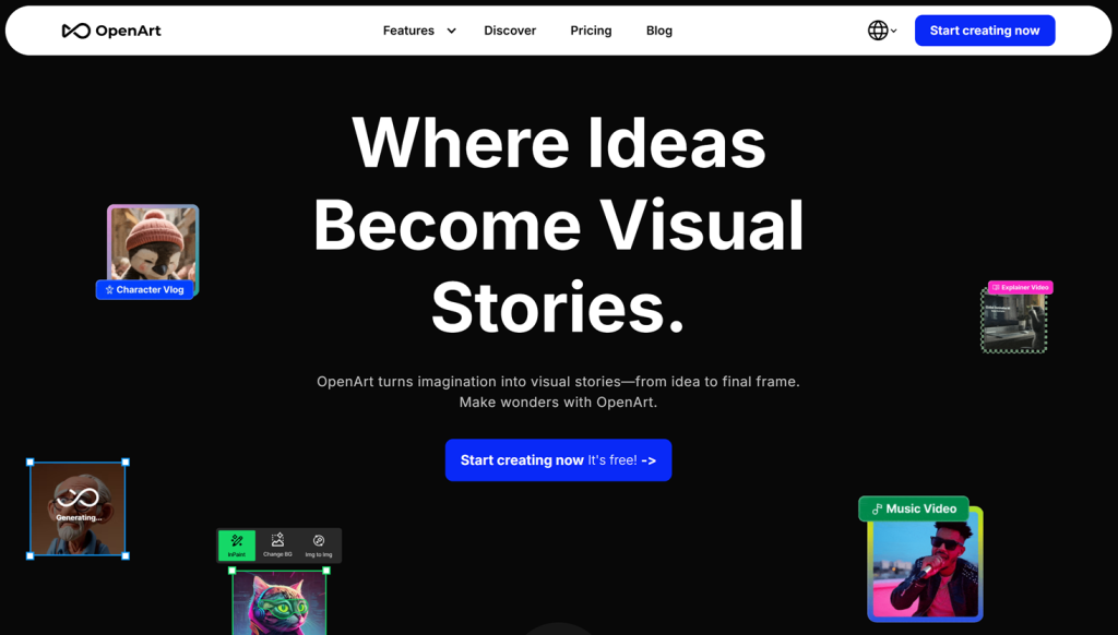 Illustration de OpenArt sur la page du deal de Freelance Stack