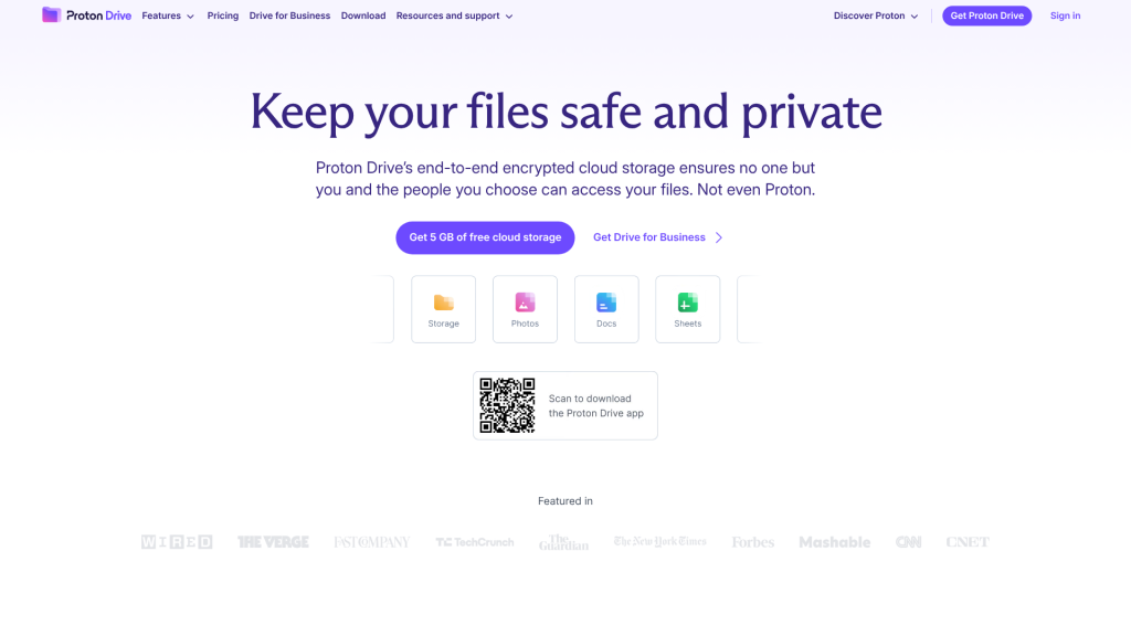 Illustration of Proton Drive on Freelance Stack's deal page