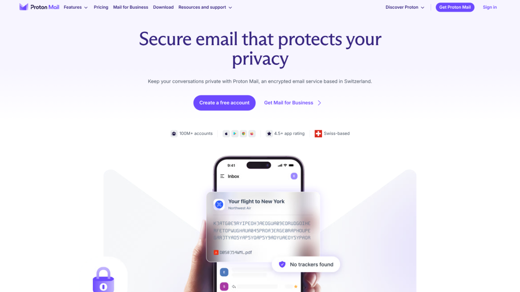 Illustration de Proton Mail sur la page du deal de Freelance Stack