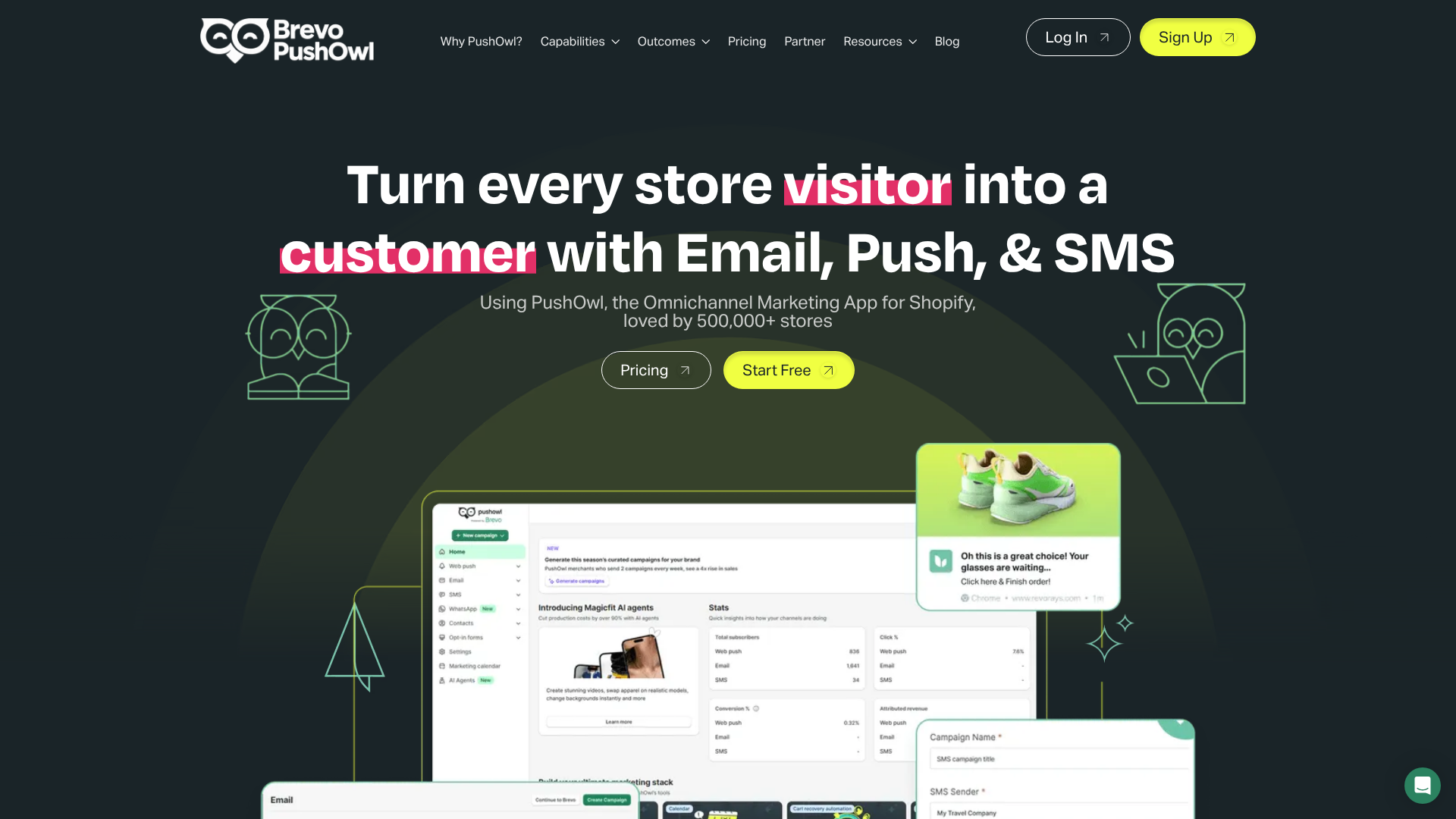 Illustration de PushOwl sur la page du deal de Freelance Stack