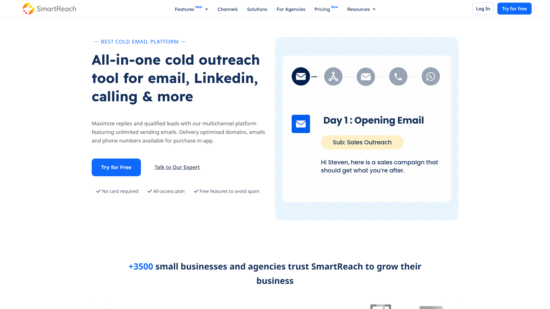 Illustration of SmartReach AI on Freelance Stack's deal page