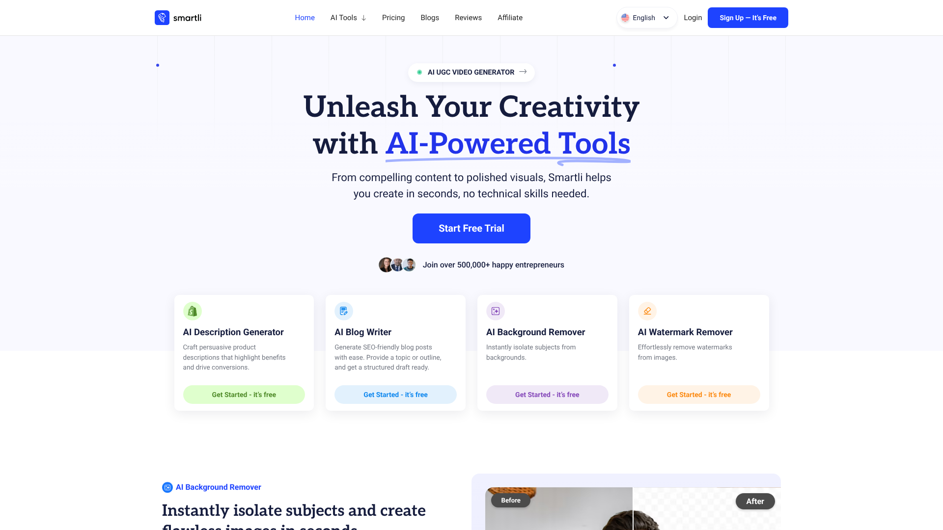 Illustration de Smartli sur la page du deal de Freelance Stack