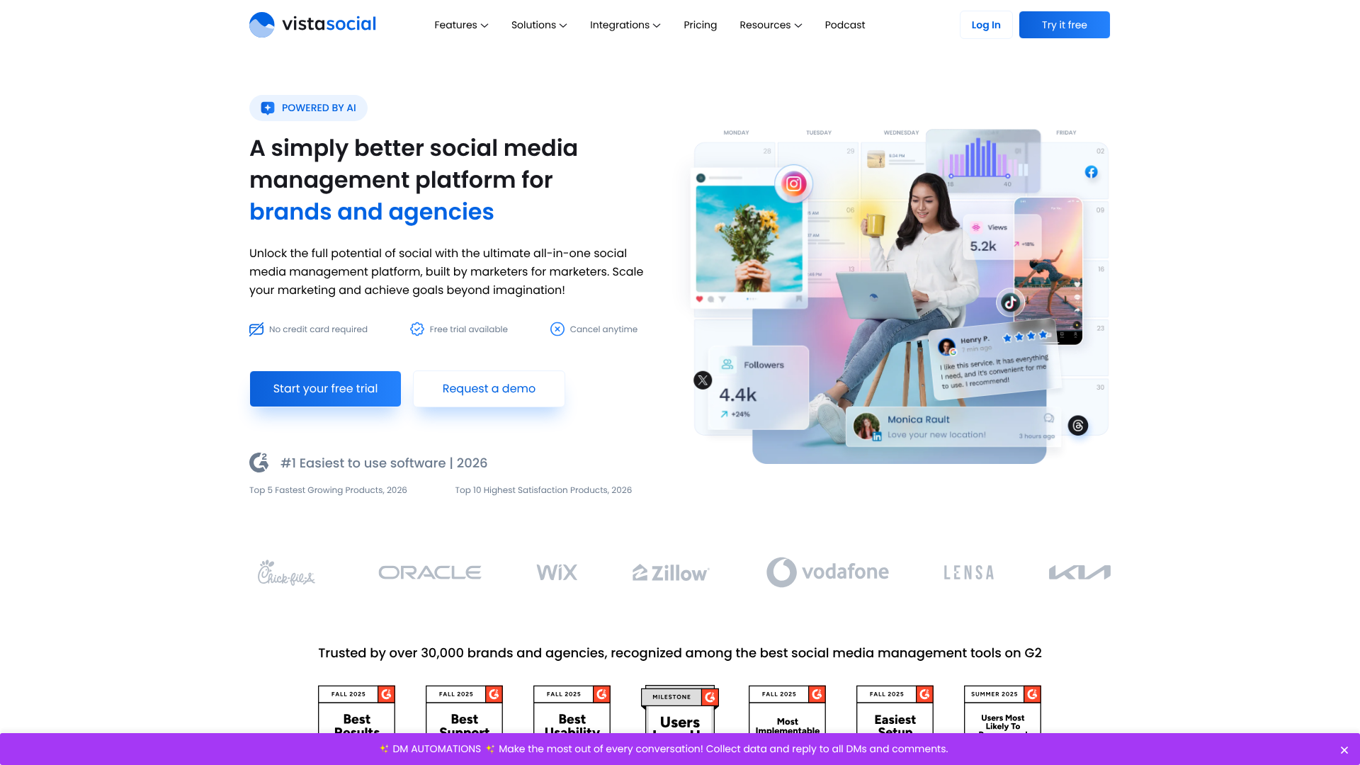 Illustration de Vista Social sur la page du deal de Freelance Stack