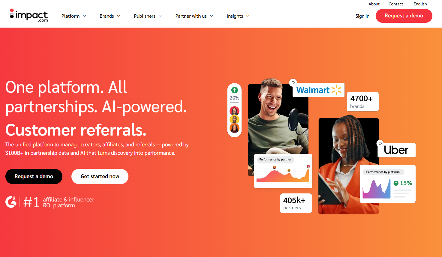 Illustration de Impact.com sur la page du deal de Freelance Stack