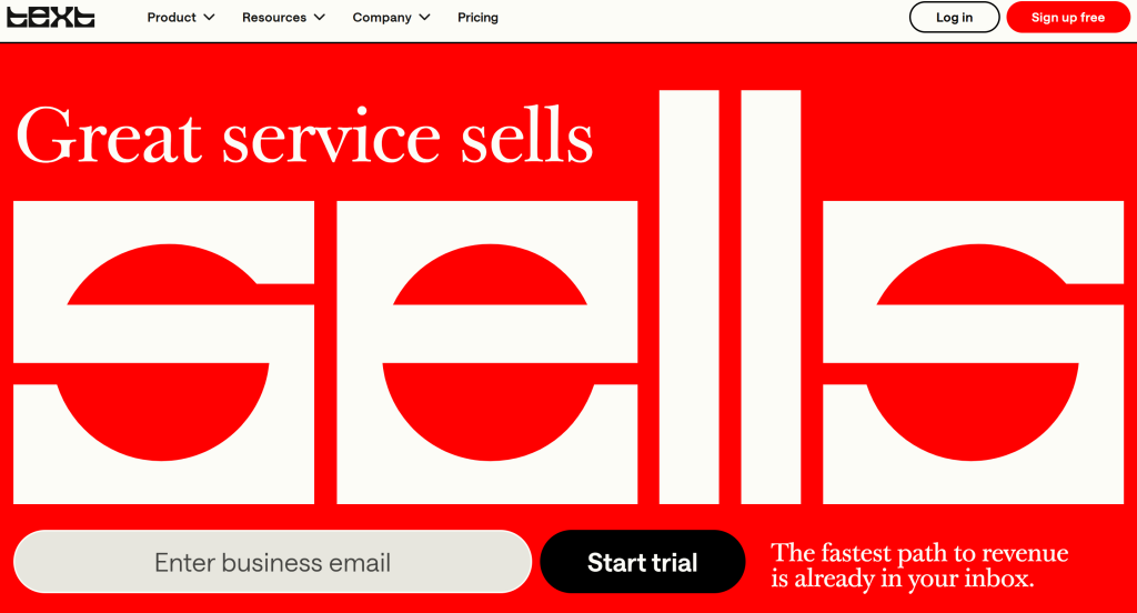 Ilustración de text en la página de la oferta Freelance Stack