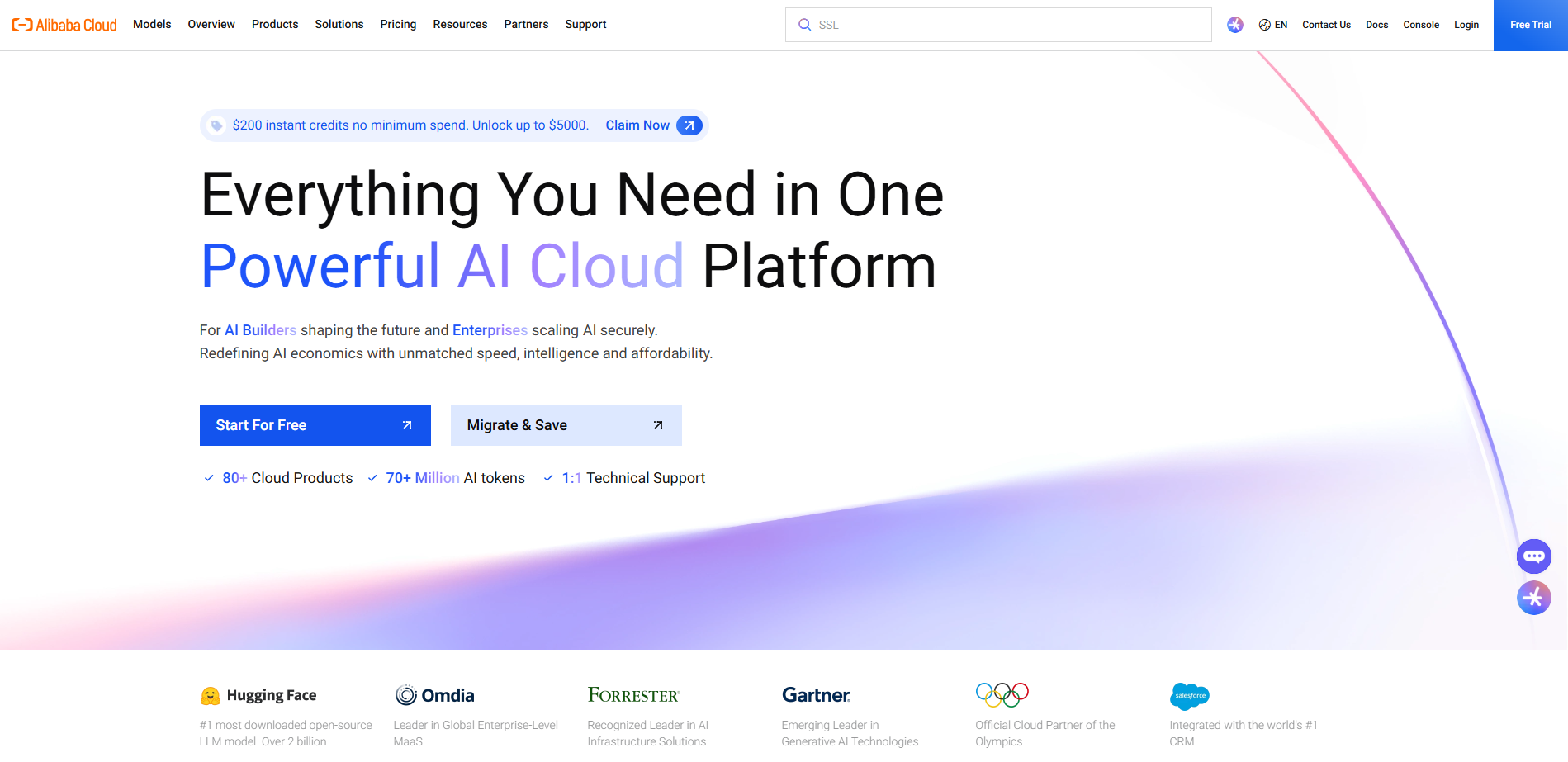 Alibaba Cloud illustration on the Freelance Stack deal page