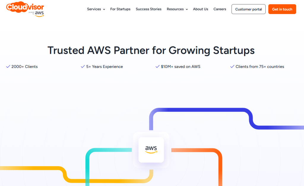 Illustration von CloudVisor auf der Angebotsseite Freelance Stack
