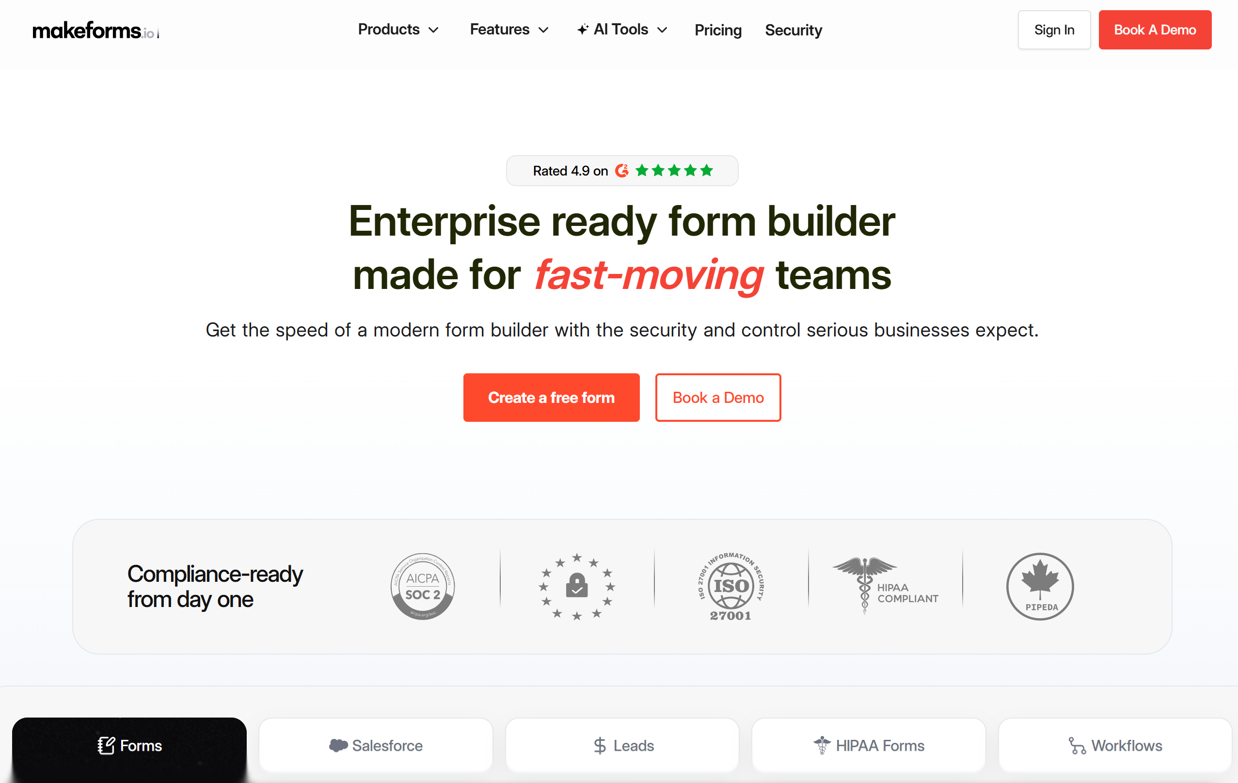 Illustration de Makeforms sur la page du deal de Freelance Stack