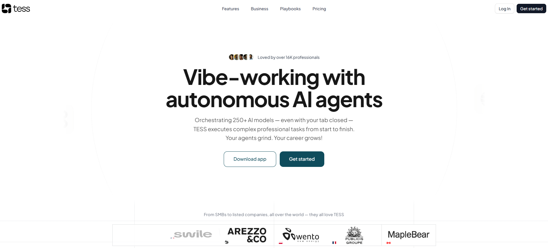 Illustration de Tess AI sur la page du deal de Freelance Stack