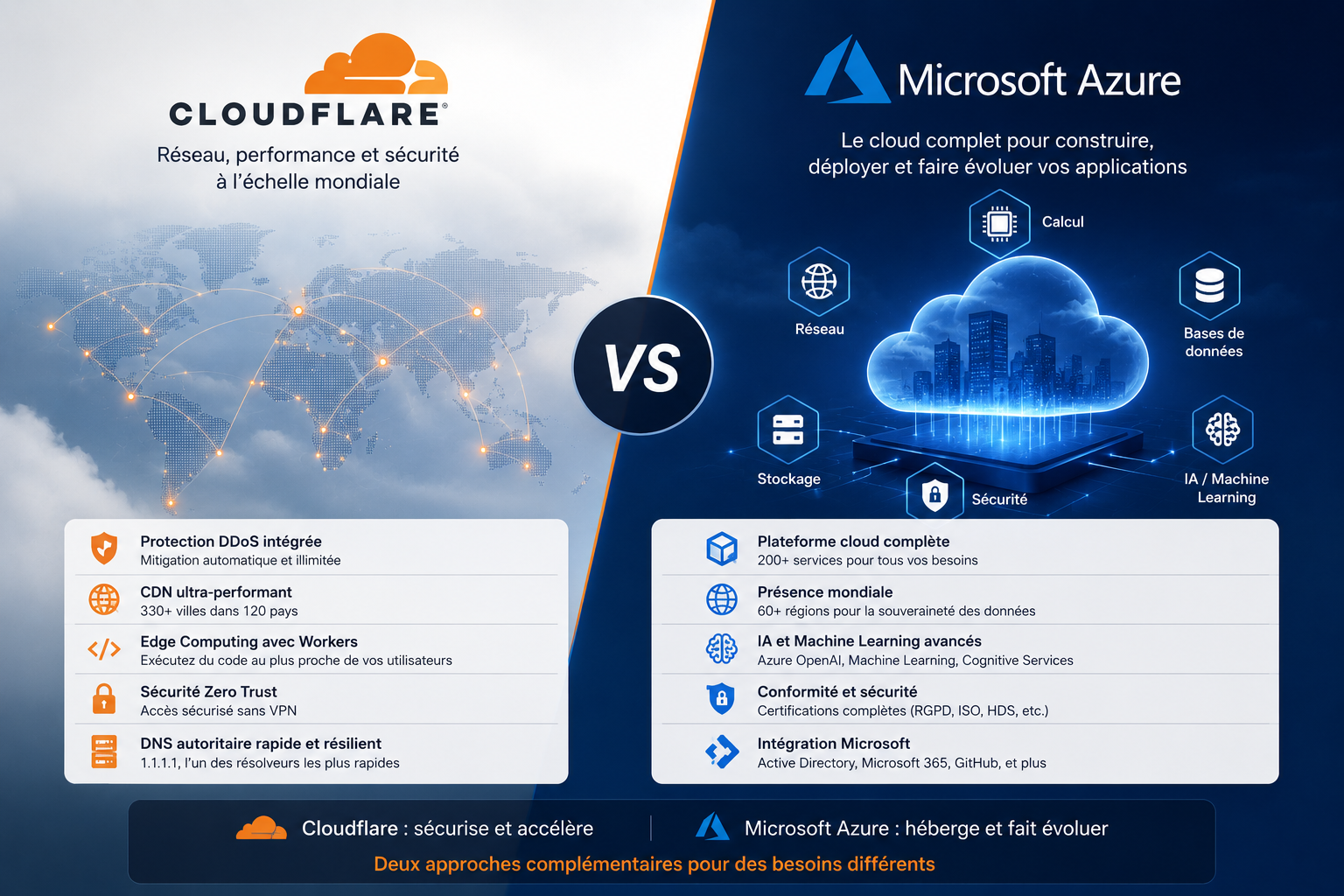 Cloudflare vs. Microsoft Azure: Features, Differences, and Use Cases.