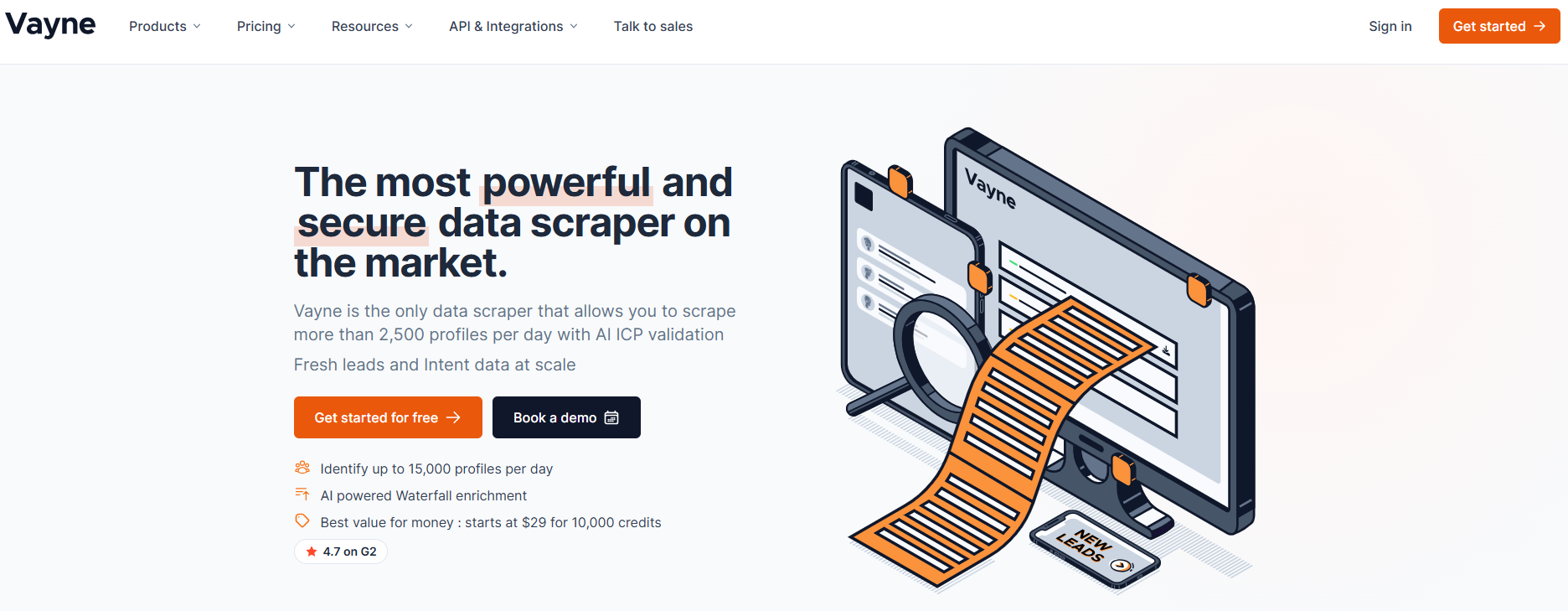 Illustration of Vayne on Freelance Stack's deal page