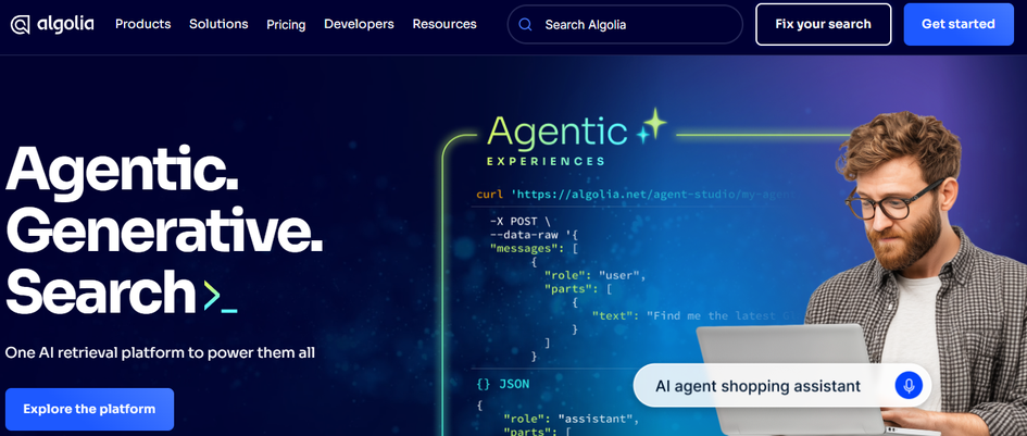 Illustration of Algolia on Freelance Stack's deal page